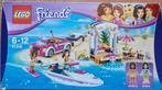 Lego Friends Friends Andrea’s speedboottransport 41316, Ophalen of Verzenden, Gebruikt, Complete set, Lego