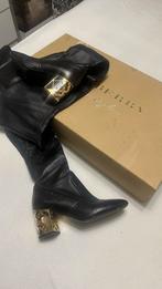 Burberry Kalfsleren Laarzen Maat 37, Ophalen of Verzenden, Zo goed als nieuw, Zwart, Hoge laarzen
