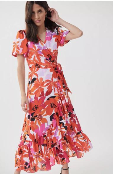 Joseph Ribkoff elegant chique wikkeljurk mt 38/M, Kleding | Dames, Jurken, Zo goed als nieuw, Maat 38/40 (M), Overige kleuren