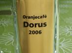 Grolsch bierpul 0.5 ltr - Oranjecafé Dorus 2006, Ophalen of Verzenden, Zo goed als nieuw, Pul(len), Grolsch