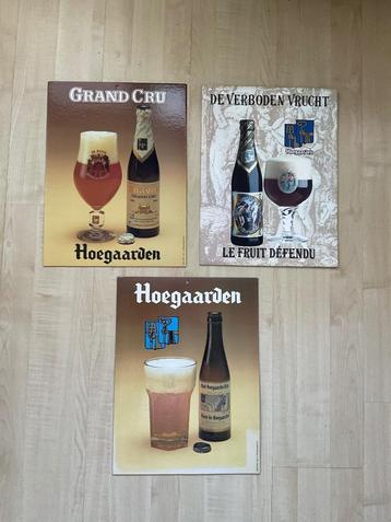 3 x Hoegaarden reclamebord beschikbaar voor biedingen