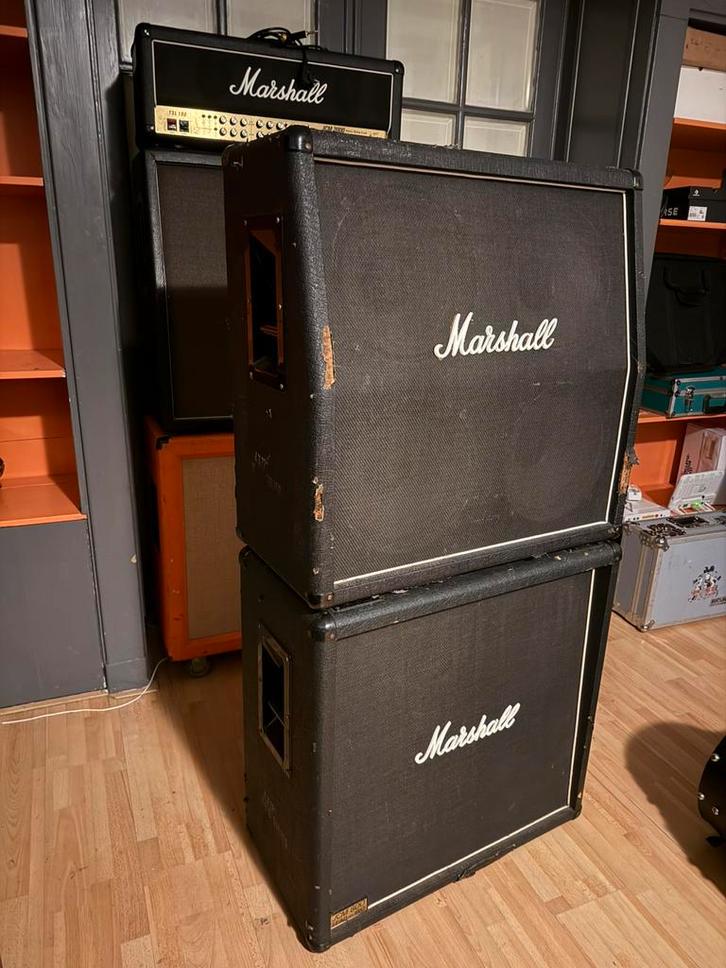 Marshall 80’s 1982 jcm800 lead fullstack, Muziek en Instrumenten, Versterkers | Bas en Gitaar, Zo goed als nieuw, 100 watt of meer