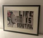 BANKSY : litho met certificat, Antiek en Kunst, Verzenden