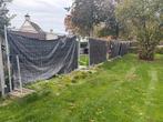 Bouwhek bouwhekken afscheiding met poort en betonblokken, Tuin en Terras, Tuinhekken en Hekwerk, Ophalen, Gebruikt, Overige typen