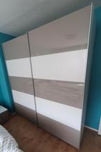 grote kledingkast met schuifdeuren met of zonder spiegel, Huis en Inrichting, Kasten | Kledingkasten, Ophalen, Gebruikt, 100 tot 150 cm