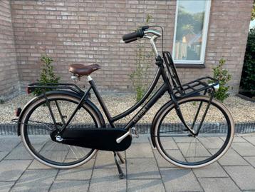 Cortina u4 damesfiets Black Matt AXA Zeer Nette Staat! 3N beschikbaar voor biedingen