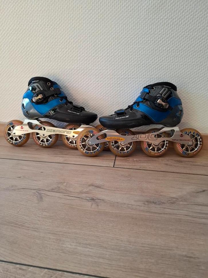 Powerslide R2 skeelers maat 41, Sport en Fitness, Skeelers, Zo goed als nieuw, Inline skates 4 wielen, Powerslide, Ophalen of Verzenden