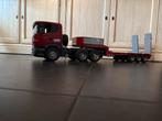 Bruder Scania met dieplader, Ophalen, Gebruikt
