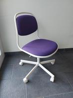 Bureaustoel örfjäll paars/wit, Huis en Inrichting, Ophalen, Gebruikt, Wit, Bureaustoel