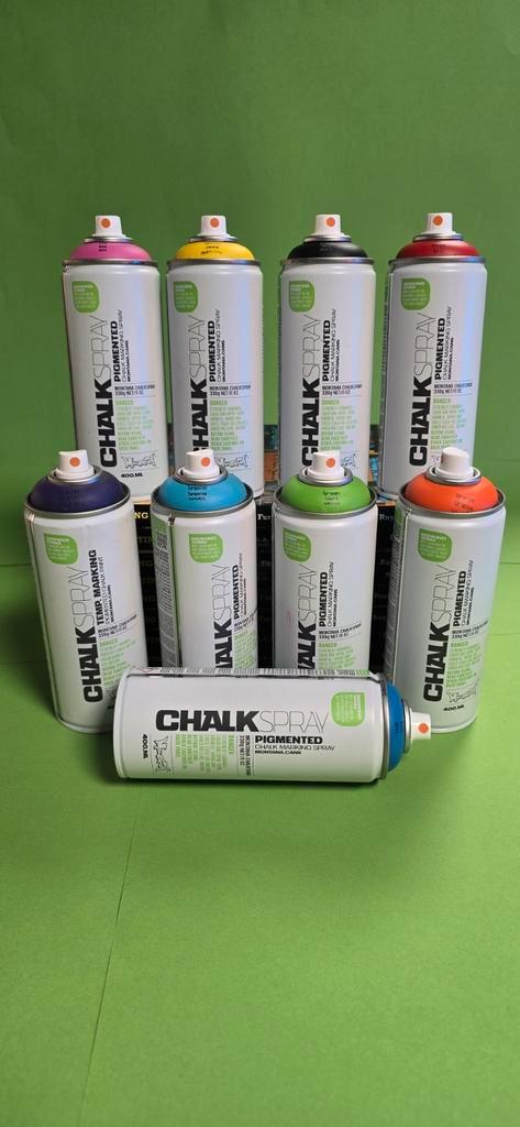 Krijt Spray Verf - Diverse Kleuren, Doe-het-zelf en Verbouw, Verf, Beits en Lak, Nieuw, Verf, Minder dan 5 liter, Overige kleuren