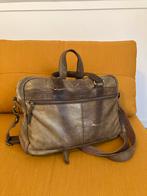 Chesterfield leren laptoptas, Gebruikt, Bruin, Leer, Ophalen