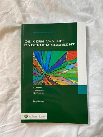 De kern van het ondernemingsrecht - 7e druk beschikbaar voor biedingen