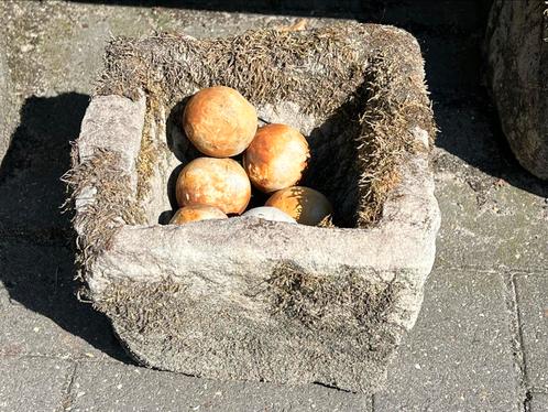 Oud stenen trogje, Tuin en Terras, Bloembakken en Plantenbakken, Gebruikt, Ophalen