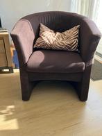 Fauteuil bruin, Huis en Inrichting, Fauteuils, Ophalen, Gebruikt, Stof