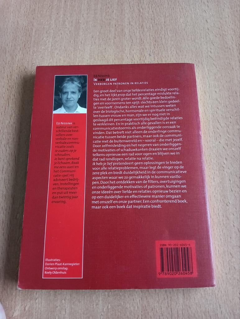 Ed Nissink - Ik heb je lief, Boeken, Ophalen of Verzenden, E. Nissink, Ontwikkelingspsychologie, Zo goed als nieuw