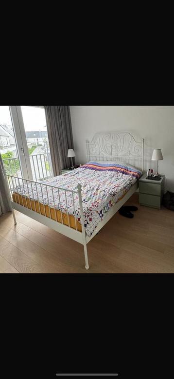 IKEA wit bedframe 160x200cm - afbeelding 1