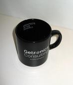 Mok / beker Getronics Consulting KPN - zwart, Ophalen of Verzenden, Gebruikt, Gebruiksvoorwerp