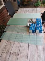 Glazen design schappen, Ophalen, Zo goed als nieuw, Overige materialen, Minder dan 20 mm
