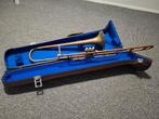 Oude Ventiel Trombone met Koffer, Ophalen of Verzenden, Gebruikt, Alt, Met koffer
