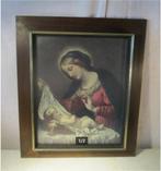 Prachtige Religieuze Prent - Maria met Baby Jezus - 53x45, Antiek en Kunst, Ophalen of Verzenden