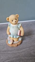 Cherished Teddies Anxiously Awaiting The Arrival, Ophalen of Verzenden, Zo goed als nieuw, Beeldje, Cherished Teddies
