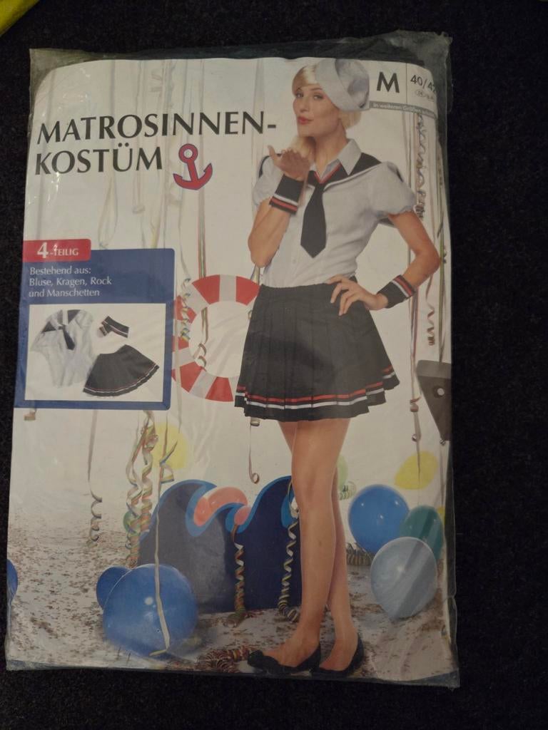 Matrozen Kostuum - Maat M, Maat 38/40 (M), Carnaval, Nieuw, Ophalen of Verzenden