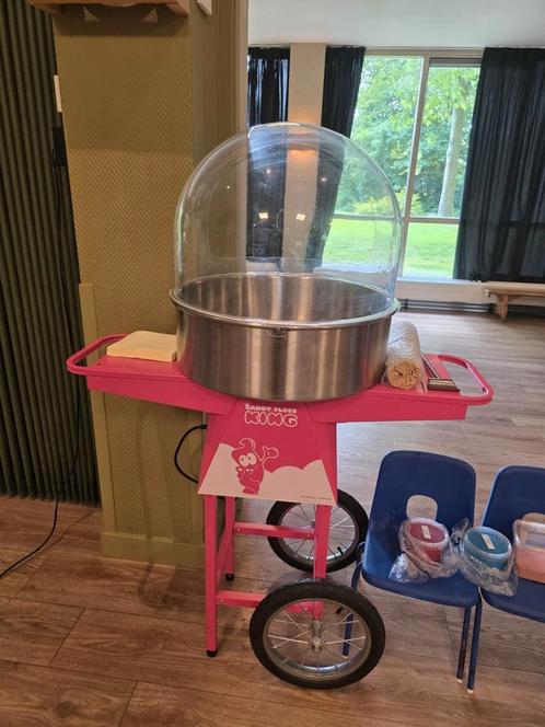 Leuk suikerspinmachine te huur., Hobby en Vrije tijd, Feestartikelen | Verhuur, Zo goed als nieuw, Overige, Ophalen of Verzenden