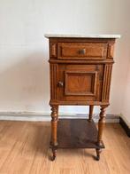 Antiek Nachtkastje met Marmeren Blad, Antiek en Kunst, Antiek | Meubels | Kasten, Ophalen