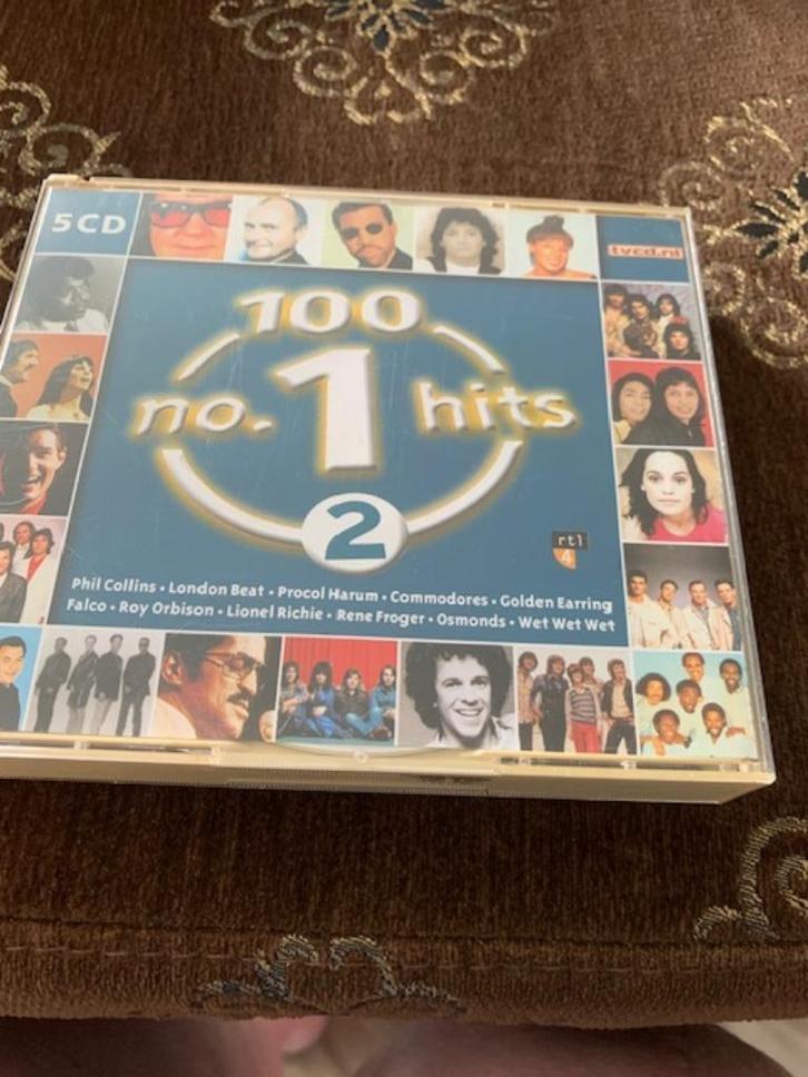 100 no.1 hits deel 2 (5 cd's), Cd's en Dvd's, Cd's | Verzamelalbums, Zo goed als nieuw, Pop, Ophalen of Verzenden