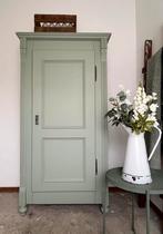 Grenen Brocante eendeurskast  buffetkast kledingkast halkast, Huis en Inrichting, Ophalen, Gebruikt, 50 tot 100 cm, Nvt