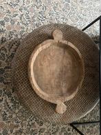 Oude houten schaal, Ophalen of Verzenden, Rond, Hout