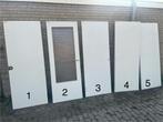 5 stompe deuren afmeting 201x77x4  diverse varianten, Doe-het-zelf en Verbouw, Deuren en Horren, Minder dan 80 cm, Gebruikt, Hout