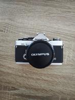 Olympus OM-2n + 50mm 1.8 lens, Ophalen of Verzenden, Gebruikt, Spiegelreflex, Olympus