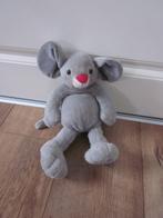 Soft Toys Factory grijs pluche muis met jong Clini CLowns, Ophalen of Verzenden, Nieuw, Overige typen
