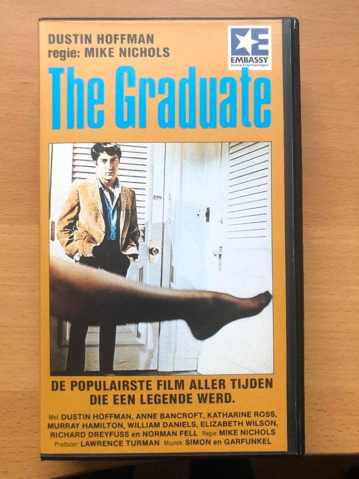 The Graduate (1967) videoband., Cd's en Dvd's, VHS | Film, Gebruikt, Drama, Vanaf 12 jaar, Ophalen of Verzenden