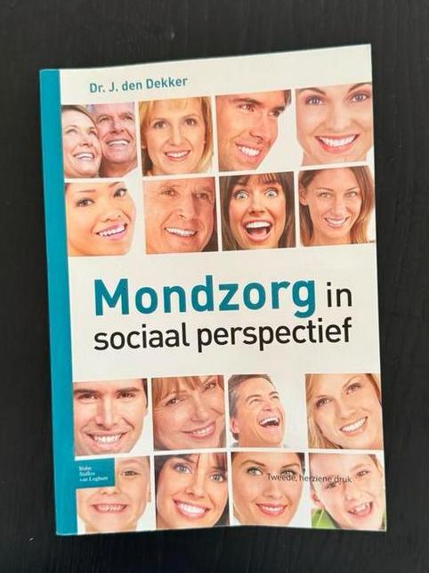 Mondzorg in sociaal perspectief - THK 1e jaar RUG, Boeken, Studieboeken en Cursussen, Zo goed als nieuw, HBO, Alpha, Ophalen of Verzenden