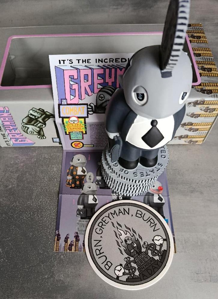 Dadara GREYMAN COIN Statue of Greed, Antiek en Kunst, Kunst | Designobjecten, Ophalen of Verzenden