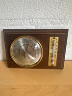 Vintage Barometer & Thermometer, Ophalen of Verzenden, Gebruikt, Barometer