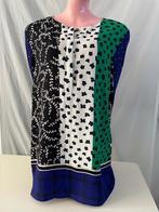 Marc Cain tuniek – groen, crème & cobalt blauw – maat 3 / L, Maat 38/40 (M), Marc Cain, Overige kleuren, Ophalen of Verzenden