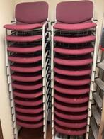 24 Stapelstoelen (stackchairs) gebruikt., Ophalen, Gebruikt, Vijf, Zes of meer stoelen