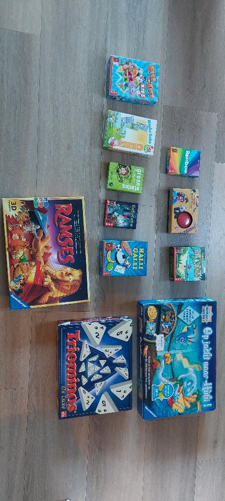 Diverse spellen, Hobby en Vrije tijd, Gezelschapsspellen | Bordspellen, Zo goed als nieuw, Een of twee spelers, Drie of vier spelers