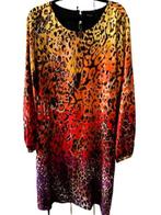 Nieuw Claudia Strater jurk 44 met oranje paars leo dessin, Overige kleuren, Verzenden, Maat 42/44 (L), Nieuw