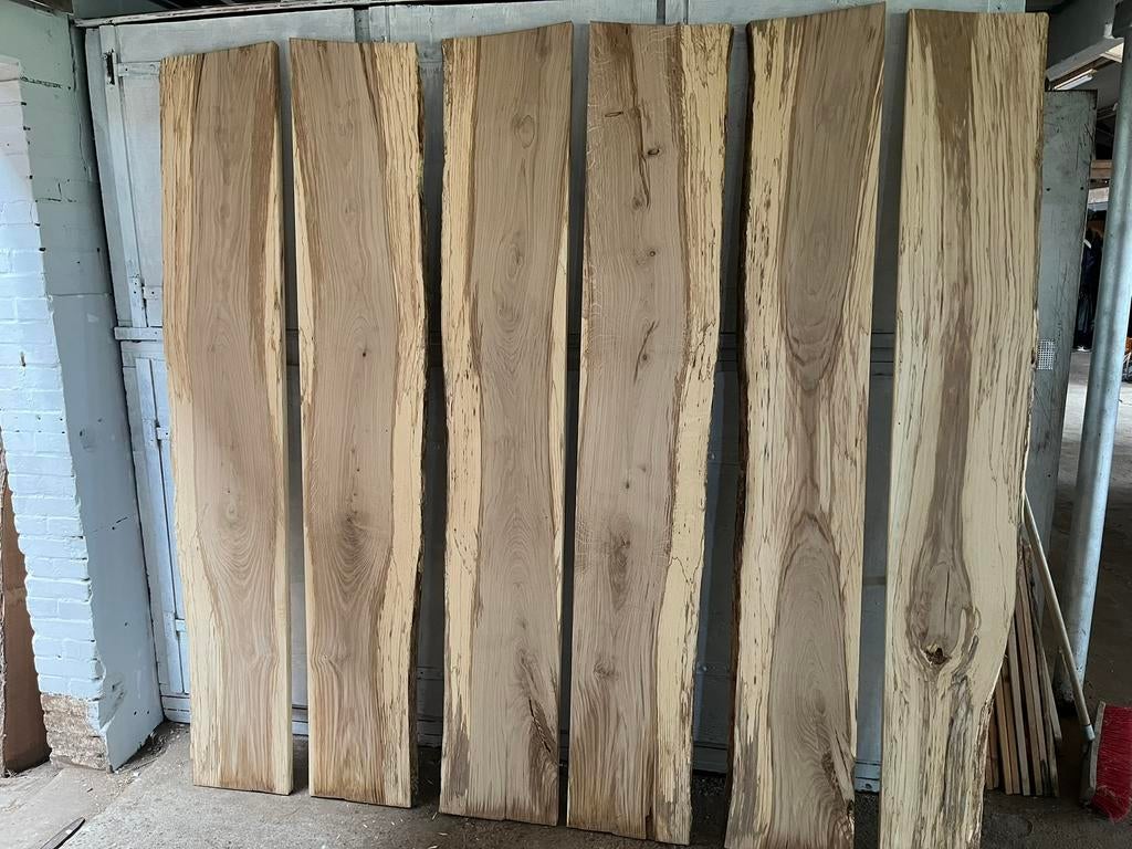 Old eik ruig olijf iep kers appel kastanje wandplanken, Ophalen, Nieuw