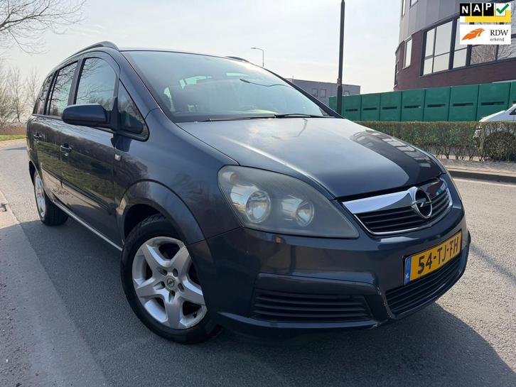 Opel Zafira 1.8 Enjoy BJ 2006 7 PERSOONS/AIRCO/CRUISE/16 INC, Auto's, Opel, Bedrijf, Te koop, Zafira, ABS, Airbags, Airconditioning