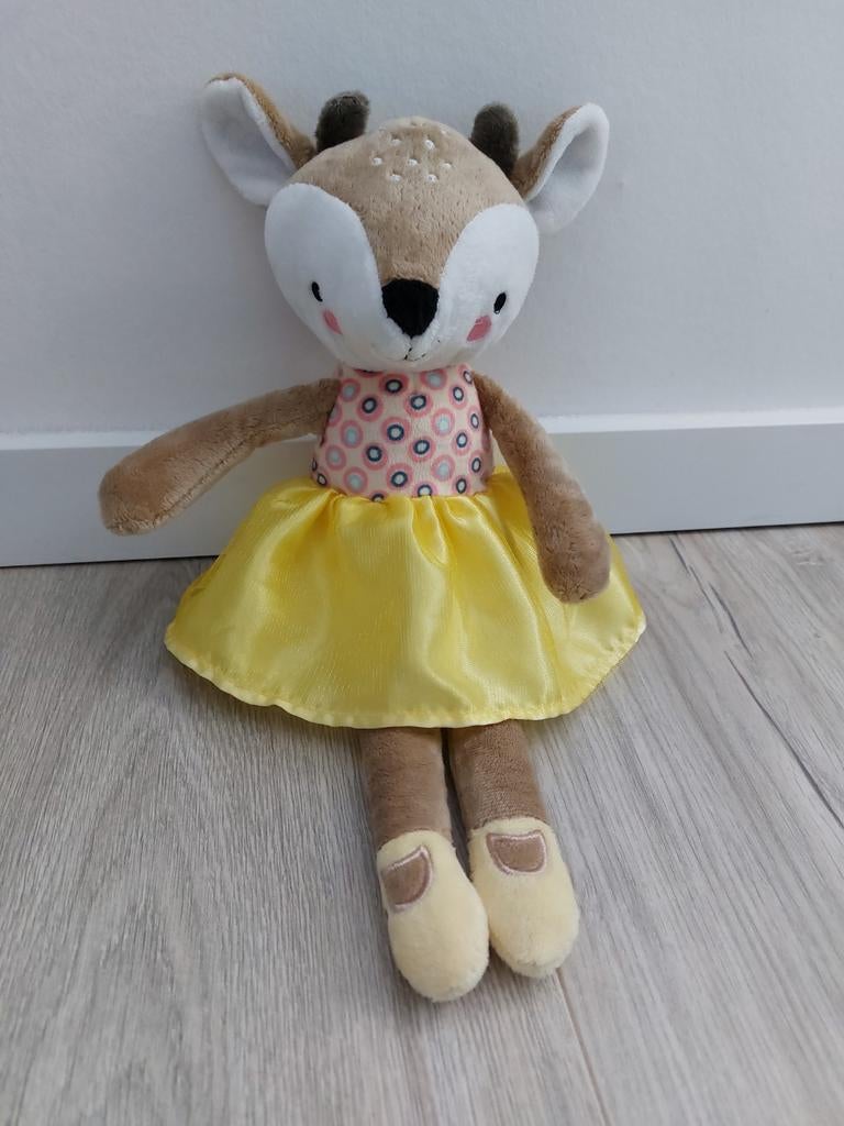 Knuffel evora kruidvat hert rok jurk cerf L1687, Ophalen of Verzenden, Zo goed als nieuw, Overige typen