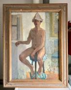 Olieverf op canvas schilderij van Gerard de Wit uit Leiden, Antiek en Kunst, Kunst | Schilderijen | Klassiek, Ophalen