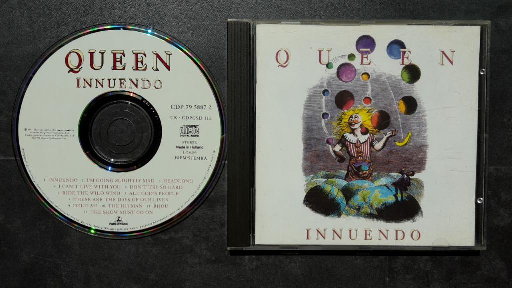 CD - Queen - Innuendo - Album Freddy Mercury, Ophalen of Verzenden, Zo goed als nieuw, Poprock