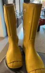 Rubberen laarzen met stalen neuzen maat 43, Ophalen, Gebruikt