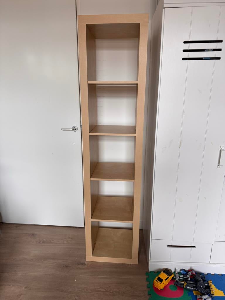 IKEA Kallax kast met 5 vakken, Huis en Inrichting, Kasten | Boekenkasten, Ophalen, Met plank(en), Minder dan 50 cm, Gebruikt