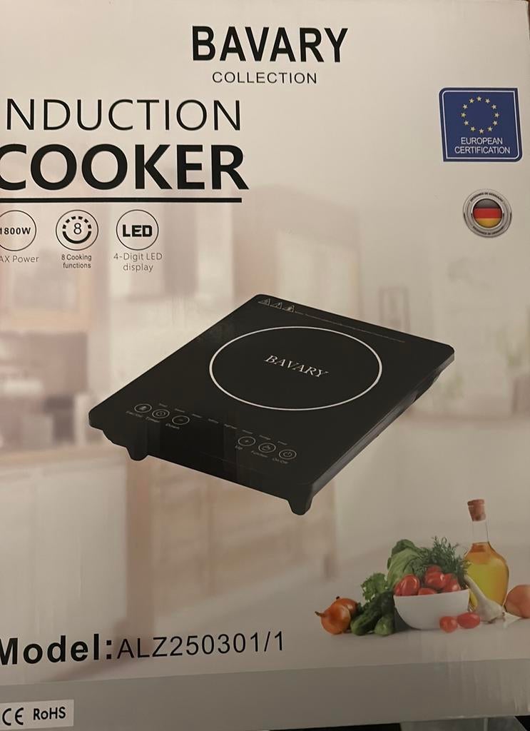 1 pit elektrische kookplaat. Nieuw, Nieuw, 3 kookzones of minder, Ophalen of Verzenden, Energieklasse A of zuiniger